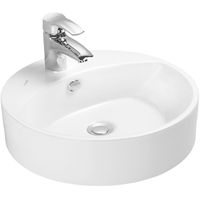 Раковина Creavit Minimal 45 MN145-00CB00E-0000 Белая — фото 1, Раковины накладные