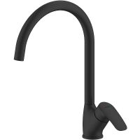 Смеситель для кухни Milardo Rora RORBL0JM05 Черный матовый — фото 1, Смесители для кухни