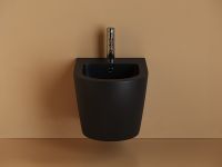 Биде Ceramicanova Uno CN11002MB подвесное Черное матовое — фото 7, Биде
