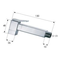 Гигиенический душ Remer Черный матовый арт-332OSNO — фото 2, Гигиенические души