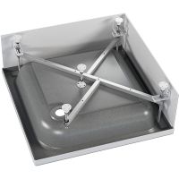 Акриловый поддон для душа Melodia della vita Square 80x80 MTYSQ8080H Белый — фото 7, Акриловые душевые поддоны