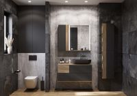 Раковина-чаша Aquaton Лола 60 1A73313KLK210 Графит — фото 6, Раковины