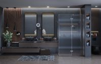 Душевой уголок Ambassador Diamond 120х80 12011104R профиль Хром стекло прозрачное — фото 10, Душевые уголки