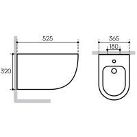 Товар: Биде Aqueduto Ovo OVO0330 подвесное Серое матовое - фото 3 Биде Aqueduto Ovo OVO0330 подвесное Серое матовое — фото 3, Биде подвесные