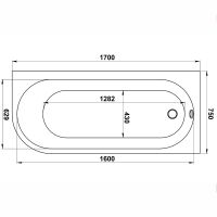 Товар: Акриловая ванна Bas Веста 170x75 L В 00143 без гидромассажа - фото 5 Акриловая ванна Bas Веста 170x75 L В 00143 без гидромассажа — фото 5, Ванны