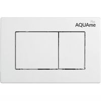 Клавиша смыва AQUAme AQM4102W Белая — фото 1, Кнопки смыва