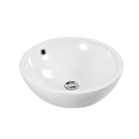 Раковина накладная для установки на столешницу AQUATEK AQ5354-MW 440*440*175, матовый белый — фото 8, Раковины накладные