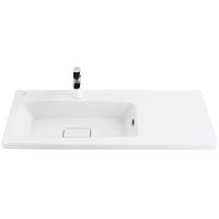 Раковина Creavit Memory 100 L MY100-00CB00E-0000 Белая — фото 1, Раковины подвесные