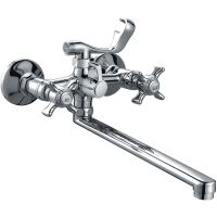 Товар: Смеситель для ванны Haiba HB2124 универсальный Хром - фото 1 Смеситель для ванны Haiba HB2124 универсальный Хром — фото 1, Смеситель для ванны