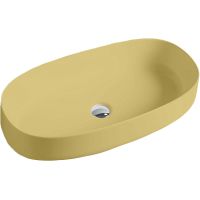 Раковина-чаша Artceram Cognac 68 COL005 12 00 Giallo zinco — фото 1, Раковины