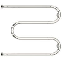 Водяной полотенцесушитель Сунержа М образный 500х650 2 полки Хром — фото 1, Водяные полотенцесушители