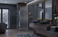 Товар: Душевой уголок Ambassador Diamond 100х100 12011112L профиль Хром стекло прозрачное - фото 9 Душевой уголок Ambassador Diamond 100х100 12011112L профиль Хром стекло прозрачное — фото 9, Душевые уголки