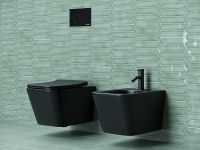 Биде Ceramicanova Metric CN3008MB подвесное Черное матовое — фото 6, Биде