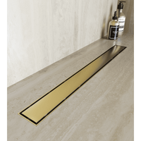 Товар: Душевой лоток Drain Leo-31-60 прямой 600 Золото браш Ø 50 мм на ножках, сифон - фото 3 Душевой лоток Drain Leo-31-60 прямой 600 Золото браш Ø 50 мм на ножках, сифон — фото 3, Трапы для душа