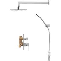 Душевая система Swedbe Platta 5540 Хром — фото 2, Встраиваемые душевые комплекты