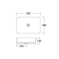 Раковина-чаша Bronze de Luxe Scandi 50 6127-DGM Серая матовая — фото 2, Раковины накладные