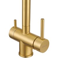 Смеситель для кухни Milacio Ultra MCU.554.GD Золото брашированное — фото 3, Смесители для кухни