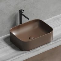 Раковина-чаша Ceramicanova Element 51 CN6052MDB Темно-коричневая матовая — фото 11, Раковины