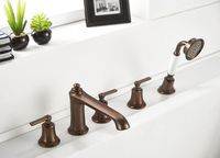 Смеситель на борт ванны Swedbe Terracotta Art 2508 Терракота — фото 4, Смесители на борт ванны