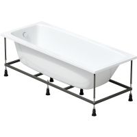 Акриловая ванна Corpa Nera Vasari 170x70 CN05013WH без гидромассажа — фото 8, Акриловые ванны