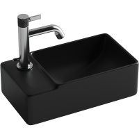 Раковина Ceramicanova Element 40 CN5046MB Черная матовая — фото 1, Раковины
