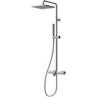 Душевая система Bossini Cosmo L10403.1.030 с термостатом Хром — фото 1, Душевые стойки
