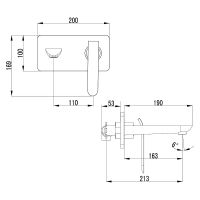 Смеситель для раковины Lemark Melange LM4926CW Белый Хром — фото 2, Смесители для раковины
