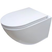 Товар: Унитаз Creto Cer C2 1001-002Cer-C1W подвесной с сиденьем Микролифт - фото 12 Унитаз Creto Cer C2 1001-002Cer-C1W подвесной с сиденьем Микролифт — фото 12, Подвесные унитазы