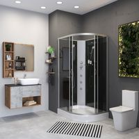 Товар: Душевая кабина Niagara Classic NG-3512-14LBKG (120х80х200) низкий поддон(13см),стекло тонированное,3 - фото 3 Душевая кабина Niagara Classic NG-3512-14LBKG (120х80х200) низкий поддон(13см),стекло тонированное,3 — фото 3, Душевые кабины