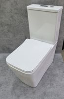 Унитаз компакт CeramaLux 2170AXMW Белый матовый с бачком и сиденьем Микролифт — фото 2, Напольные унитазы