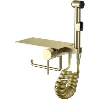 Гигиенический душ со смесителем Bronze de Luxe Scandi 708/1BR Бронза — фото 1, Гигиенические души