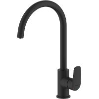 Смеситель для кухни Milardo Rora RORBLFJM05 Черный матовый — фото 1, Смесители для кухни