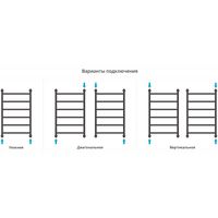 Водяной полотенцесушитель Сунержа Галант+ 800х500 12-0200-8050 Белый — фото 3, Водяные полотенцесушители