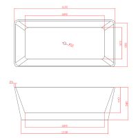 Товар: Акриловая ванна Azario Lincoln 160x80 LIN16080 без гидромассажа - фото 8 Акриловая ванна Azario Lincoln 160x80 LIN16080 без гидромассажа — фото 8, Ванны