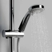 A13302 Thermo Душевой комплект с термостатическим смесителем — фото 4, Душевые стойки