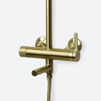 Душевая система Bronze de Luxe Avantgarde 2039GB Бронзовая — фото 10, Душевые стойки