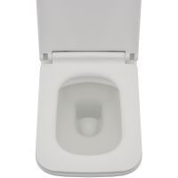 Унитаз AQUAme AQM2003 подвесной Белый глянец с сиденьем Микролифт — фото 4, Унитазы