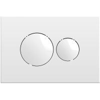 Клавиша смыва Nova NV7310 Белая глянцевая — фото 1, Кнопки смыва