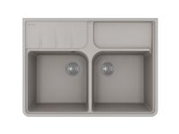 Florentina Мойка "Вилладжио", грей FS — фото 1, Кухонные мойки