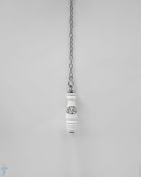 Ручка управления механизма смыва Devon&Devon IBPCLWESCR с цепочкой Хром Белая — фото 3, Слив и канализация