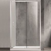 Душевой уголок Azario Milton 120х80 AZ-ND1131 R 1200 профиль Серебро стекло прозрачное — фото 1, Душевые уголки