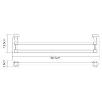 Товар: Isen K-4040 Держатель полотенец двойной - фото 4 Isen K-4040 Держатель полотенец двойной — фото 4, Полотенцедержатели