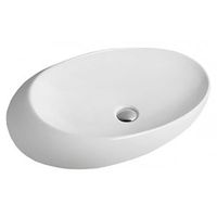 Раковина CeramaLux 69 7807 Белая — фото 1, Раковины накладные