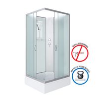 Товар: Душевая кабина Niagara Classic NG-33974-14QBK (90х70х200) средний поддон(26см),стекло матовое,4 мест - фото 3 Душевая кабина Niagara Classic NG-33974-14QBK (90х70х200) средний поддон(26см),стекло матовое,4 мест — фото 3, Душевые кабины