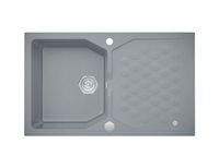 Мойка для кухни SENSUAL 30 GRANITAL+ PEBBLE-G02M 850x520x200; 1x с сифоном 1101462, — фото 1, Кухонные мойки