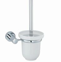 Аксесс Donau K-9427C Щетка для унитаза (блистер), КЕРАМИКА, с подств, навесная, хром, WasserKRAFT — фото 1, Ершики для унитаза