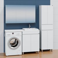 Товар: Раковина СанТа Юпитер 130 R 900136 на стиральную машину Белая - фото 2 Раковина СанТа Юпитер 130 R 900136 на стиральную машину Белая — фото 2, Раковины подвесные