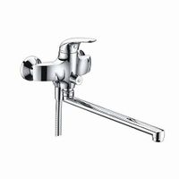 Rossel 2802L Смеситель для ванны с длинным изливом — фото 1, Смеситель для ванны