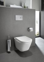 Комплект унитаза с инсталляцией Roca The Gap 893104100 с сиденьем Микролифт и клавишей смыва Хром — фото 12, Комплекты унитаз + инсталляция