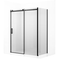 Душевой уголок Ambassador Benefit 150x90 19021204HB-90HB профиль Черный стекло прозрачное — фото 1, Душевые уголки